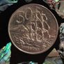 Paua Shell Coaster with New Zealand 50c Coin Image 2