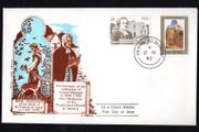 1982 Ireland 800th anniversary of the Birth of St Francis of Assisi: 300th Anniversary of the Ordination of Francis McKemie Commemorative Stamps Hibernian First Day Cover (FDC)