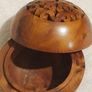 Unique Moroccan Thuya Wood Box Vintage Handmade Luxury Image 2
