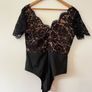 Boohoo premium eyelash lace bodysuit - New Image 4