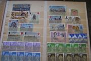 A mixed collection of used stamps, presented in the stock book #3