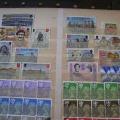 A mixed collection of used stamps, presented in the stock book #3