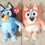 Bluey and Bingo Set - 2x Soft Plush TY Original Beanie Babies 18 cm Year 2026 New Image 2