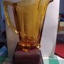 Amber glass jug 4 inches high Image 4