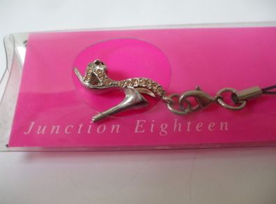 SALE!  Junction Eighteen Phone Charm with Swarovski Crystals