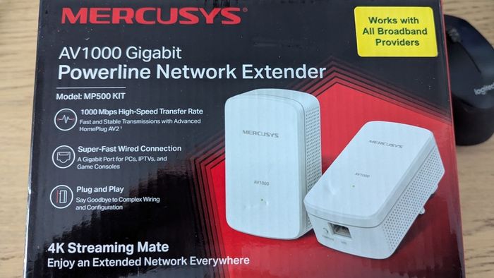 Mercusys AV 1000 Gigabit Powerline Network Extender
