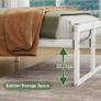 Bed Frame,Metal Bed Frame Double Bed Base with Reinforced Steel Slats Image 9