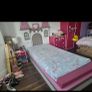Alfemo princess castle single kids bed with lights Image 4