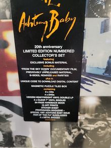 U2 Achtung Baby 20th anniversary vinyl cd dvd books uber boxset numbered Uber deluxe edition boxset