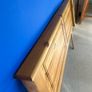 Double wood  headboard bed Image 3