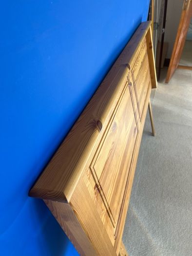 Double wood  headboard bed