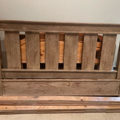 Beautiful Solid Rustic Wooden 6Ft SuperKing Bed Frame - Can Deliver