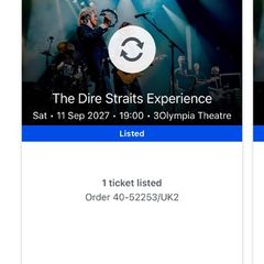 Dire Straits experience tickets