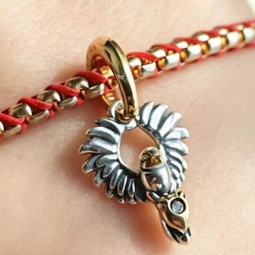 Pandora Disney Maleficents Raven Dangle Charm  Sleeping Beauty