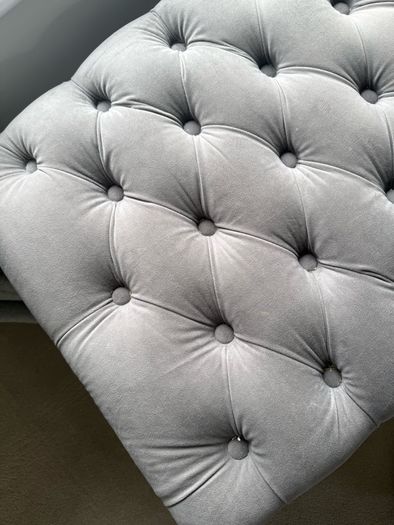 Ventura interiors velvet ottoman