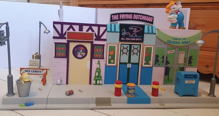 Playmates The Simpsons Main Street Interactive Environment 2002