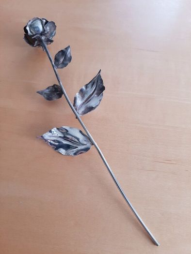 Silver rose stem .925