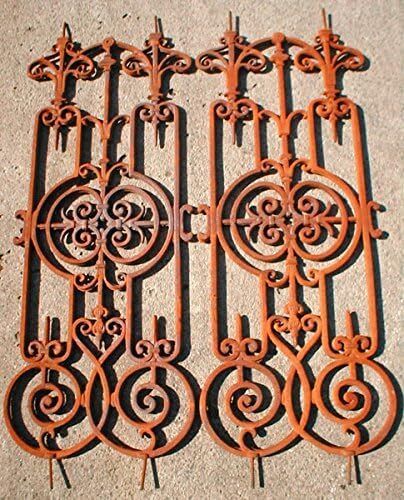 Art Nouveau Gate, Stairs Antique Style