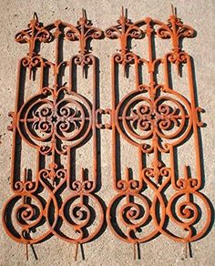 Art Nouveau Gate, Stairs Antique Style