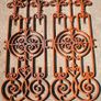 Art Nouveau Gate, Stairs Antique Style Image 3