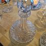 Vintage Waterford Crystal Alana Ships Decanter with a matching faceted ball stopper Image 2