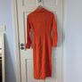FW Bridge F&F Orange Front Tie Dress Size 8 Image 10