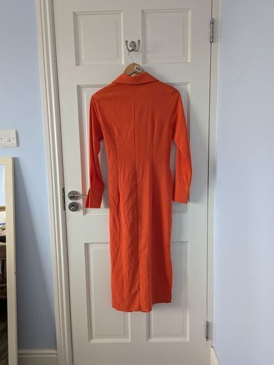 FW Bridge F&F Orange Front Tie Dress Size 8
