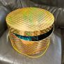 Hat box metallic gold. Image 2