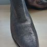 Vanessa Wu Shimmering Effect Ankle Boots Size 6.5 Image 2