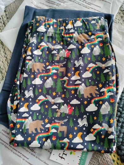 Adult christmas pyjamas Frugi organic cotton