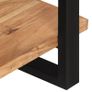 Sideboard with 3 Shelves 120x40x75 cm Solid Acacia Wood Image 5