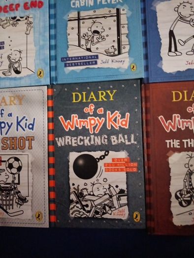 diary of a wimpy kid books