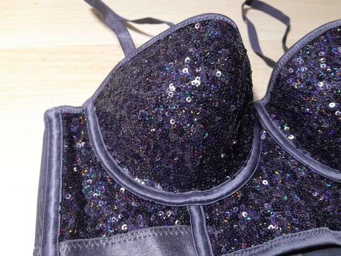 H&M sequin bralet 34B