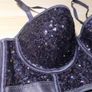 H&M sequin bralet 34B Image 2