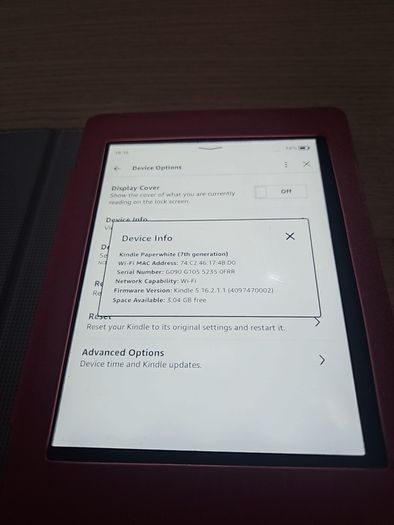 Kindle Paperwhite 7th Gen without Ads