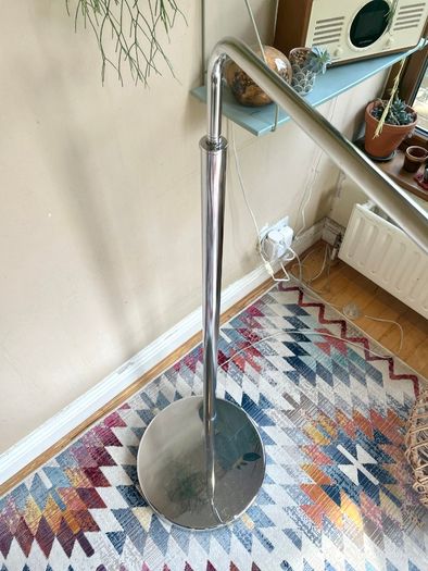 Danish Arc Chrome Floor Lamp, Bo Concept