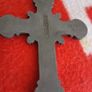 extremely old priest's crusifix cross Image 2