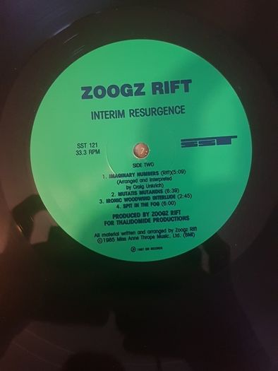 Zoogz Rift LP - Interim Resurgence