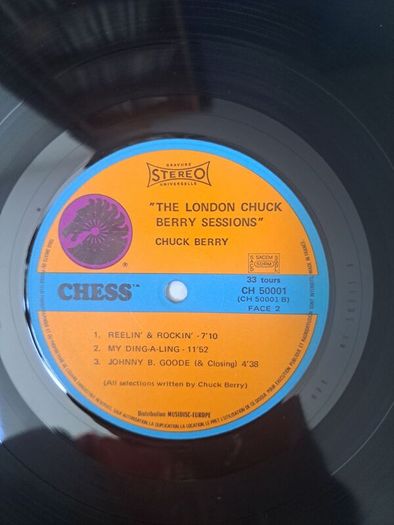Chuck Berry , The London Sessions 1972 French release Chess Records