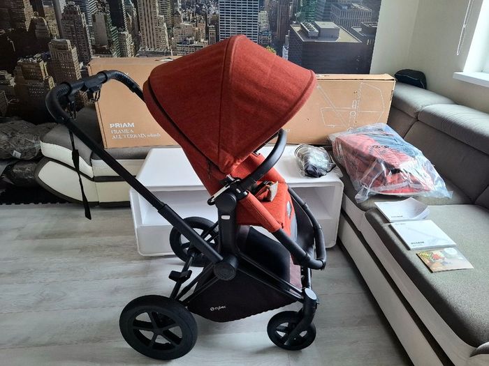 Cybex Priam 2-in-1 Light Seat - Autumn Gold Denim