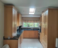 solid wood maple kitchen