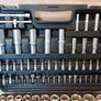 TEENO 108 Piece 1/4"&1/2" Drive Socket Set with Bits Set,72 Quick Release Ratchet Wrench,Chrome Vanadium Image 4