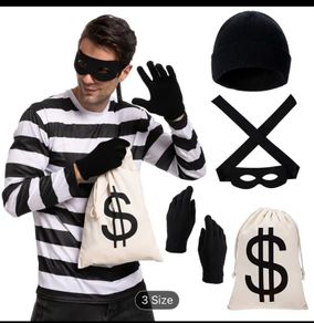 halloween fancy dress robbers thieves bandits costumes