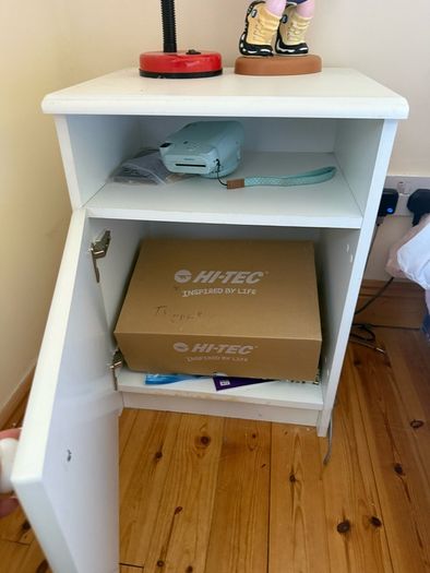 Standalone Wardrobe & 2 Bedside Lockers