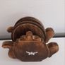 New wooden holder tea coasters and white mug Image 4