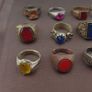 Handmade Brass Rings Lot of 15 Vintage Ancient Style Mixed Designs Image 10