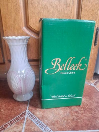 Belleek Vase & box