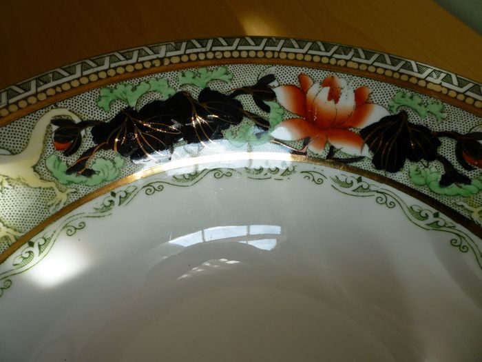 Myott Lotus Bowl Antique Circa 1920's Immaculate Large