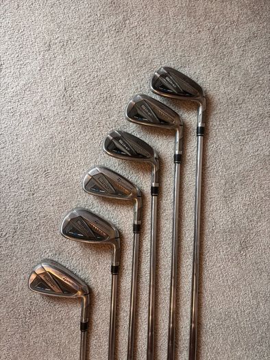 Sim Max irons. KBS stiff shaft