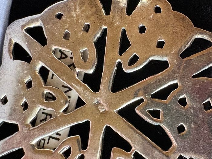 silver celtic brooch